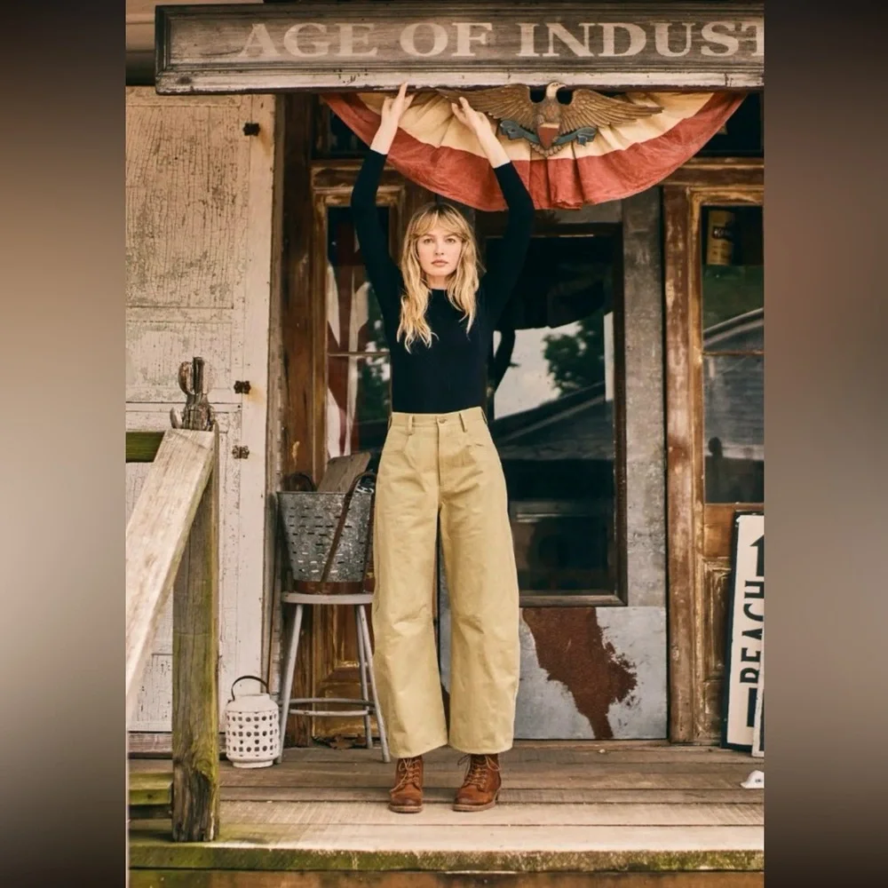 Hunter Bell Mabel Pant in Sage Sz 12 NWT Barrel - Picture 12 of 12